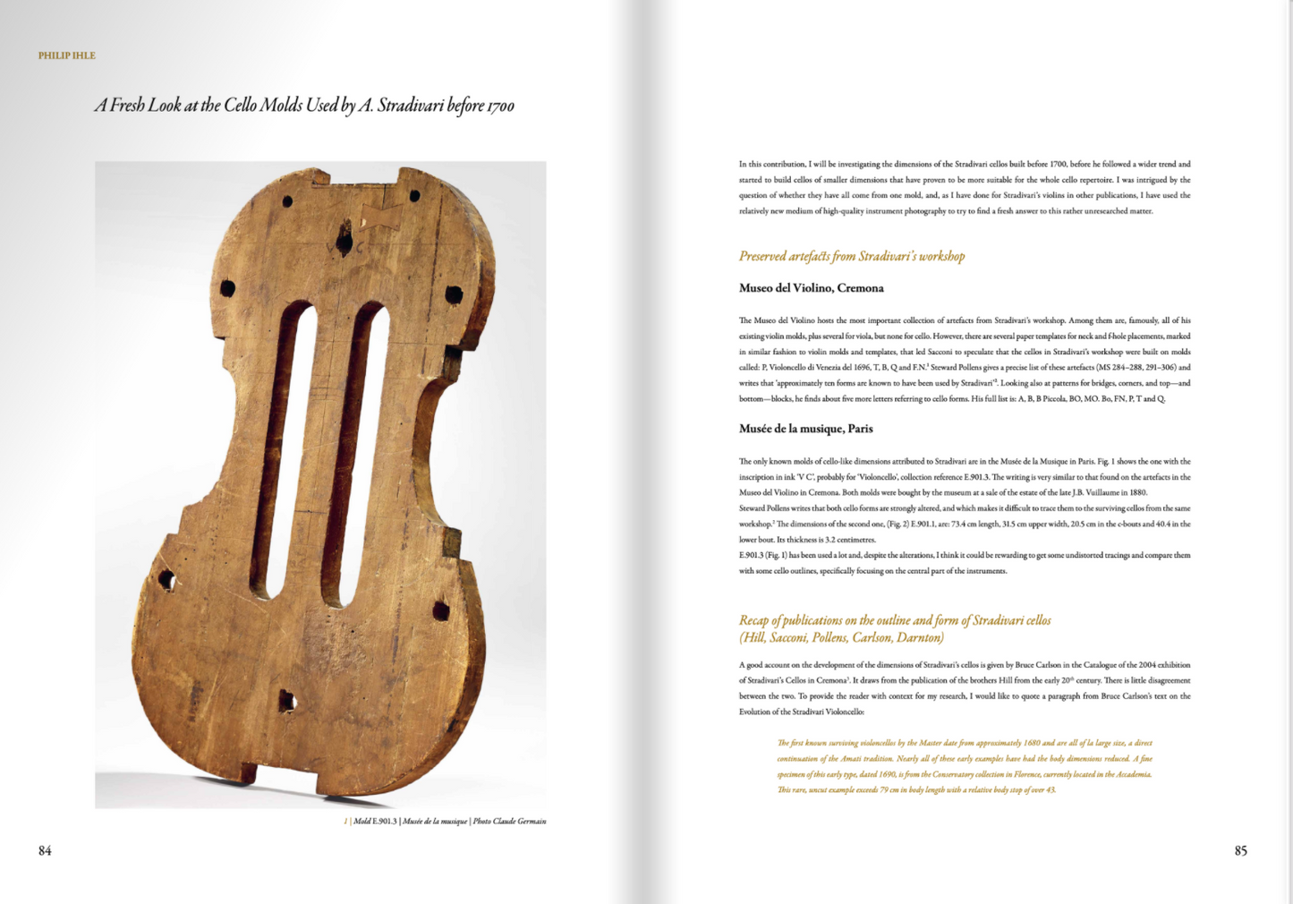 Monograph of the Antonio Stradivari Cello c.1690 ‘Barjansky’