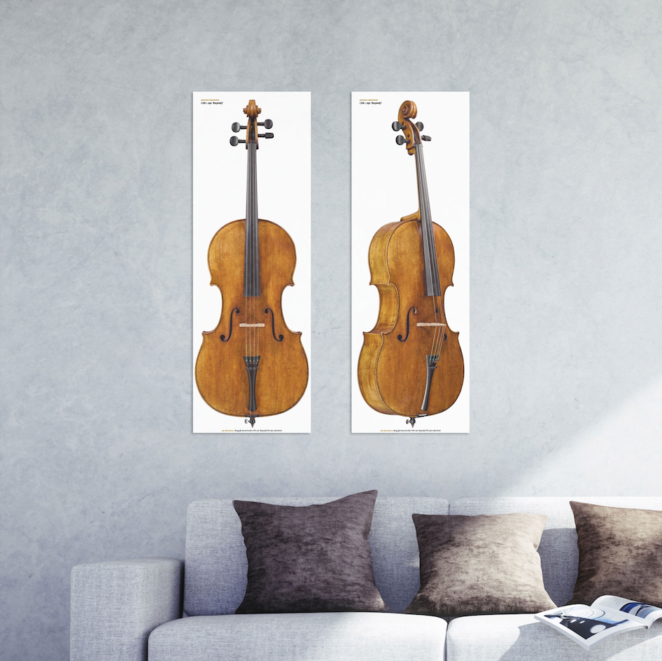 Posters - Antonio Stradivari Cello c.1690 'Barjansky'