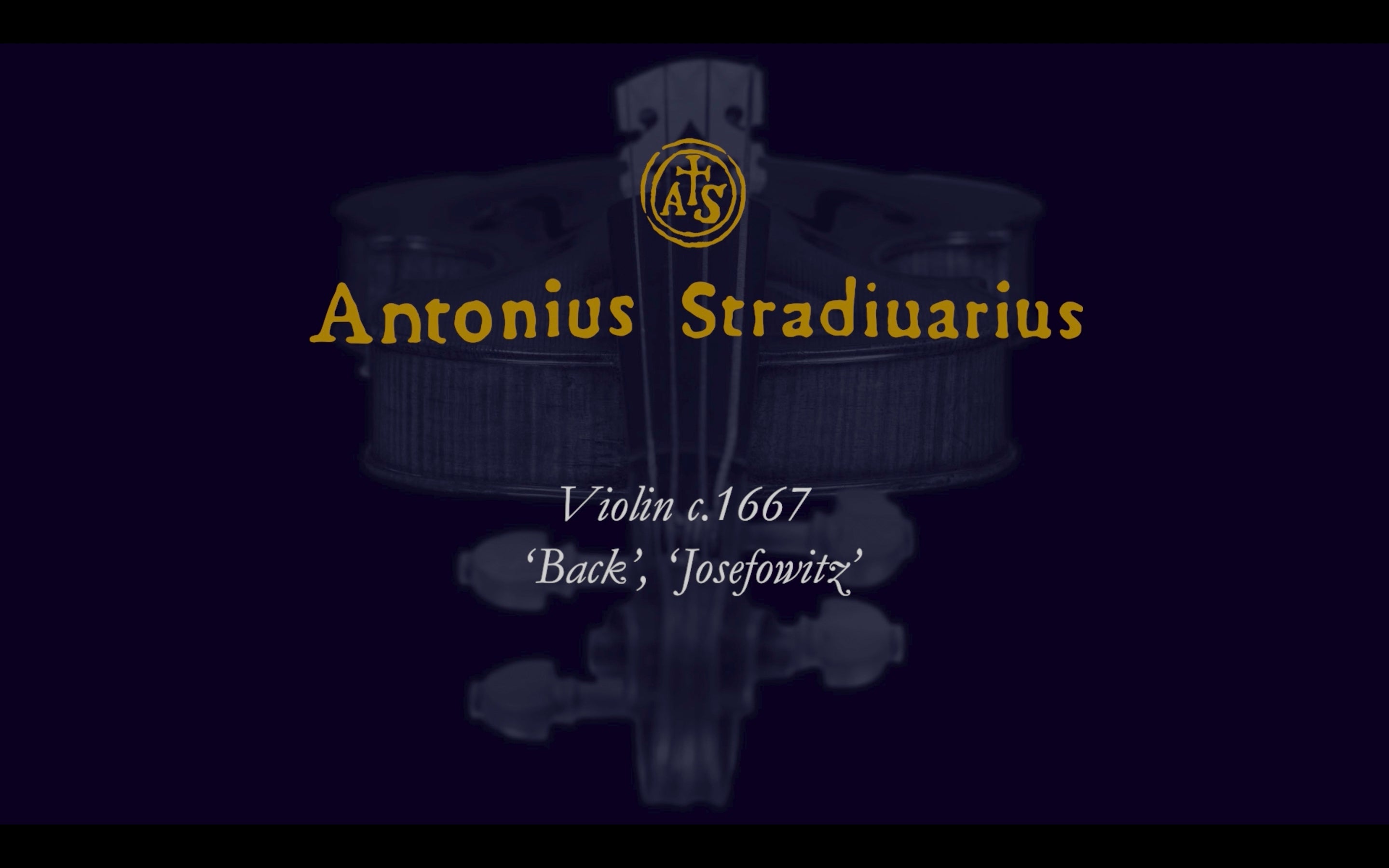 Monograph of the Antonio Stradivari Violin c.1667 'Back